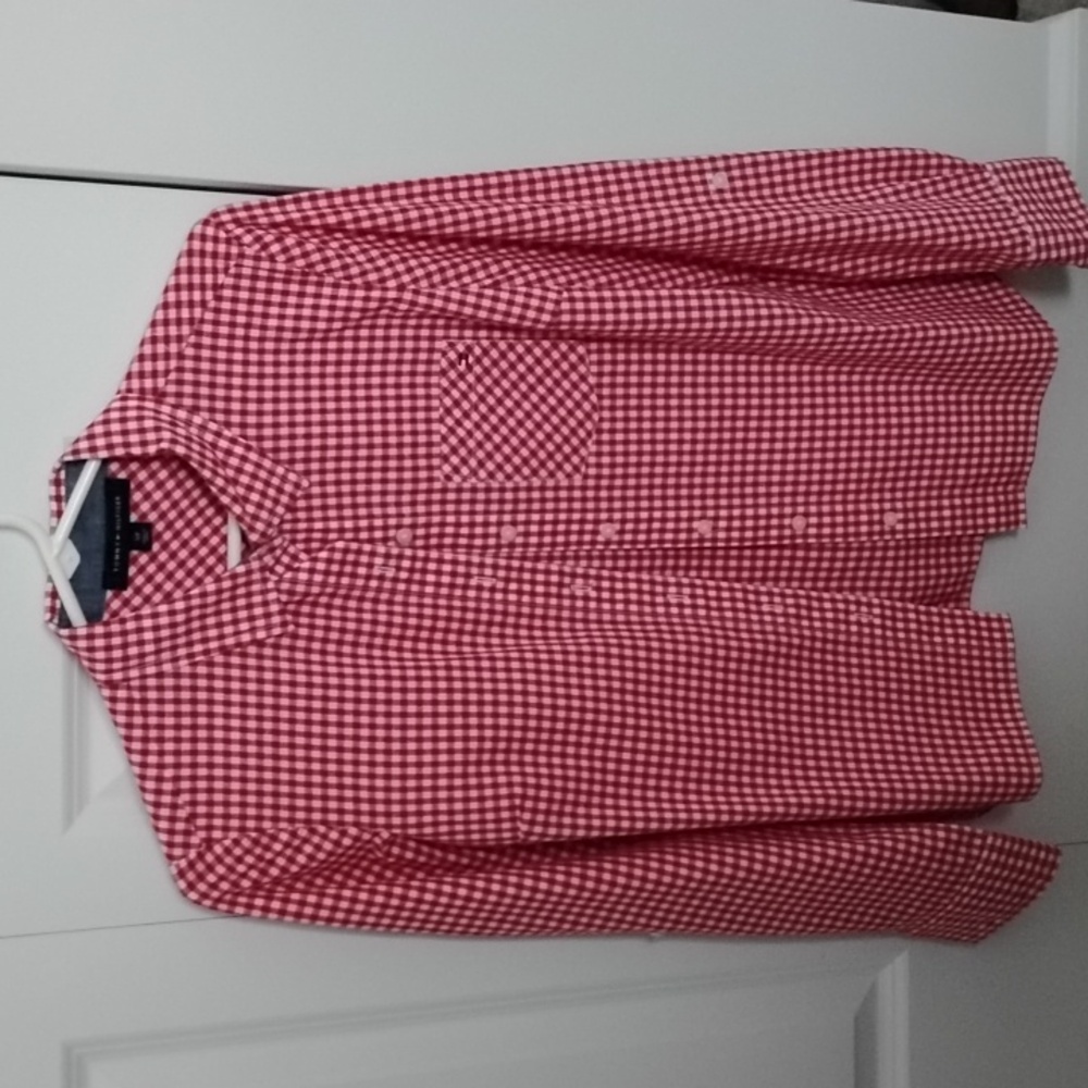 Tommy Hilfiger Red Gingham Women's's Shirt